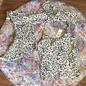 INC Classic Snow Leopard Set New